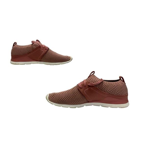 Rare Unique UGG Women Pink Knit Willow Sneakers Size 8.5 Comfy Shoes Vacation - Picture 4 of 9